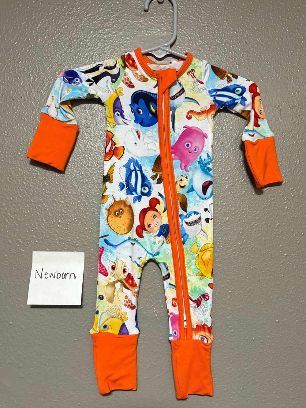 Newborn Bamboo Zippy - Little Glow Kids